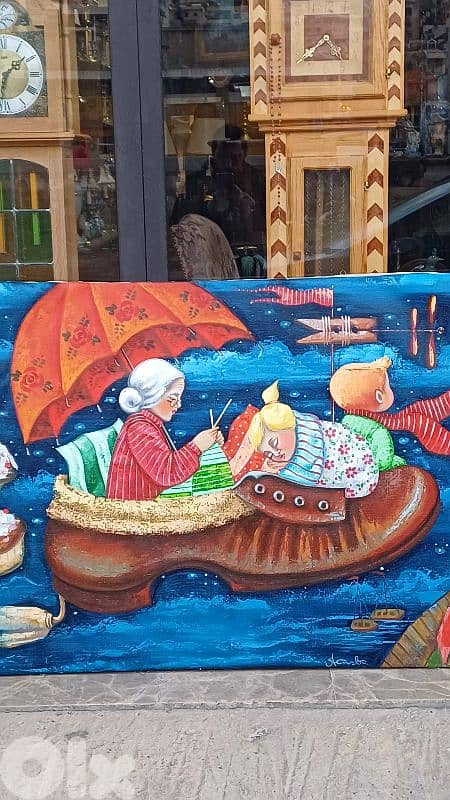 لوحة رسم زيتي روسيّة 3