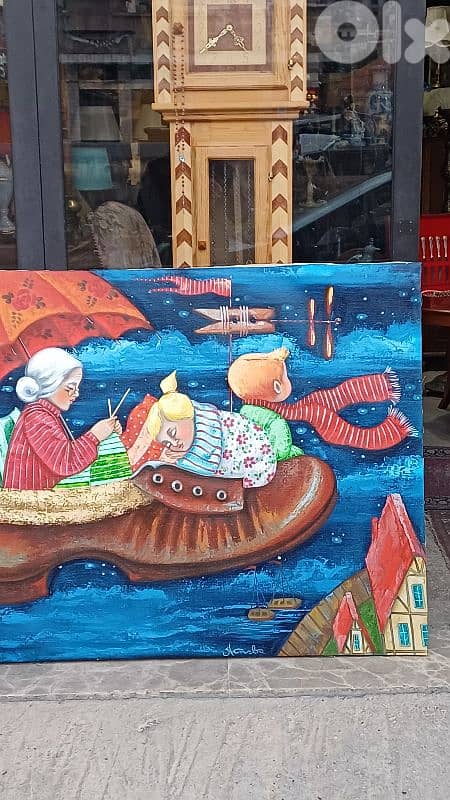 لوحة رسم زيتي روسيّة 4