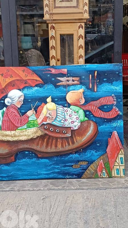 لوحة رسم زيتي روسيّة 5