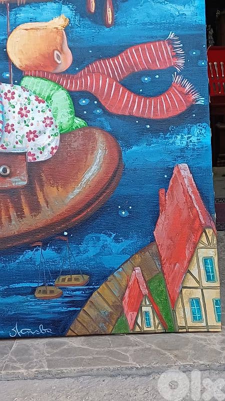 لوحة رسم زيتي روسيّة 6