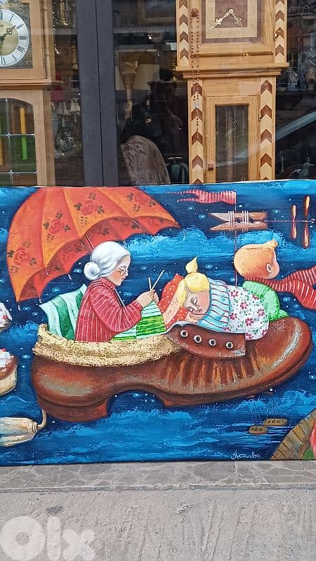 لوحة رسم زيتي روسيّة 8