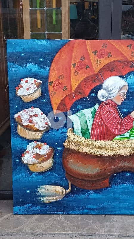 لوحة رسم زيتي روسيّة 9