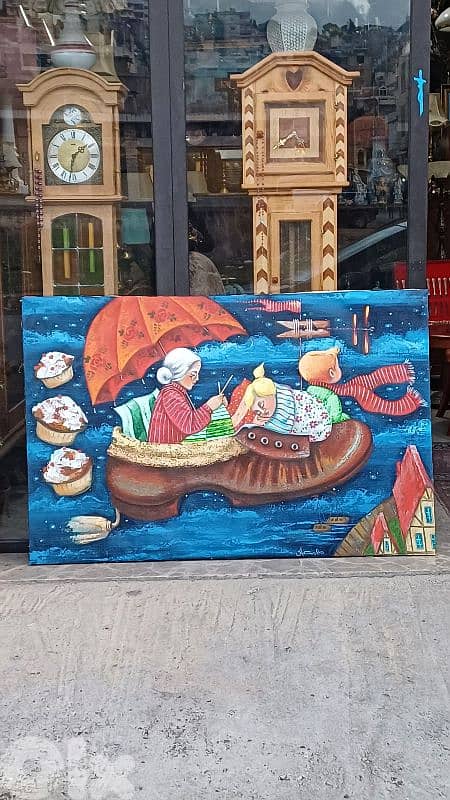 لوحة رسم زيتي روسيّة 10