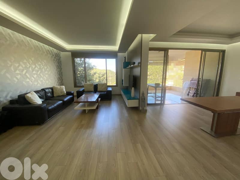 APARTMENT FOR SALE IN BROUMANA برمانا PRIME (180SQ) FULLY FURNISHED 0