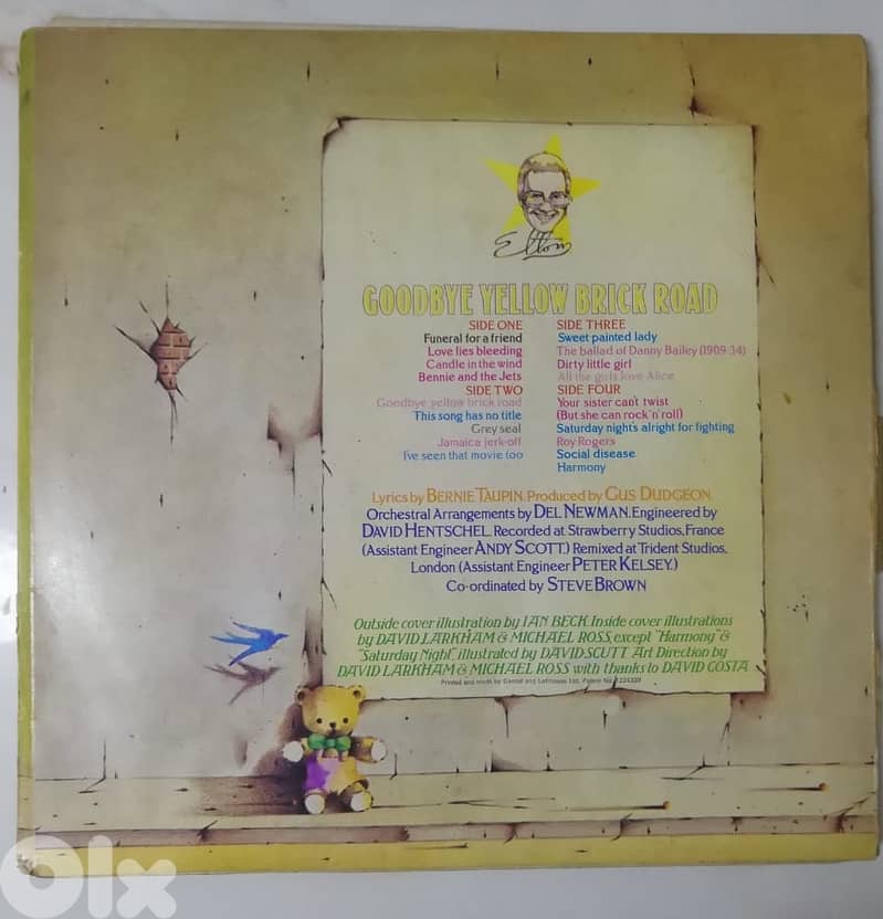 Elton John ‎– Goodbye Yellow Brick Road 2 × Vinyl, LP, Album 2