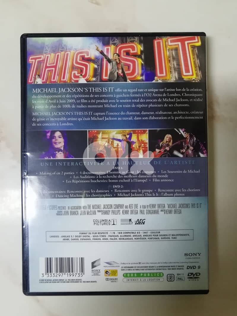 Michael Jackson - This is it - dvd 1