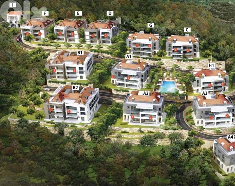 apartment For sale in tilal bhersaf شقة للبيع في تلال بحرصاف 0