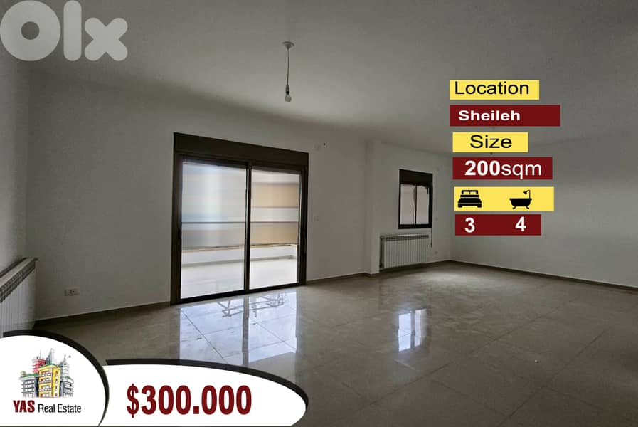 Sheileh 200m2 | Brand New | Luxury | Prime Location | View | TO/MJ | 0