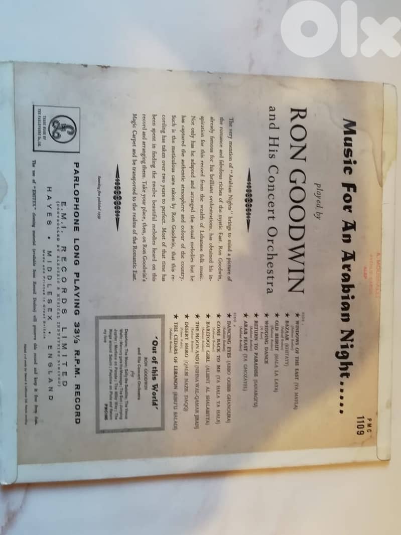 Ron Godwin music for an Arabian night 1