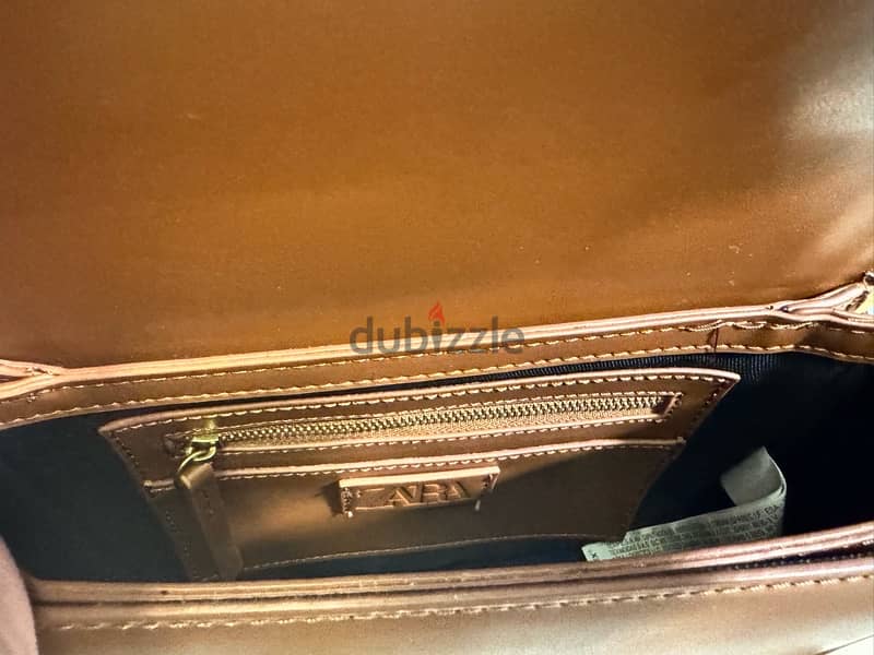 zara viral brown bag dual strap crossbody 1