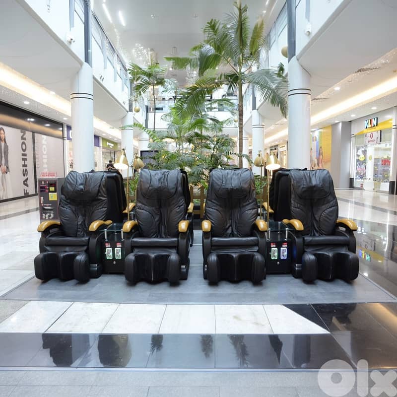 TWIN MASSAGE CHAIR - Coin Operated (Refurbished) 2