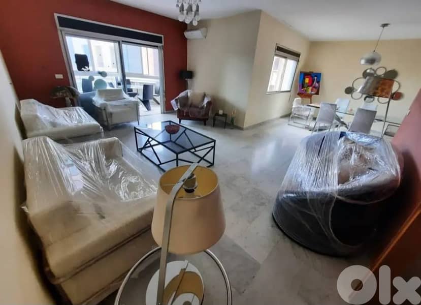 200 Sqm | Fully furnished apartment for rent in Naccache | Sea view 0