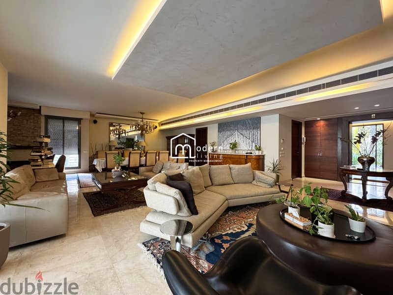 440 Sqm + 110 Sqm Terrace - Unfurnished Apartment for rent in Rabieh 0