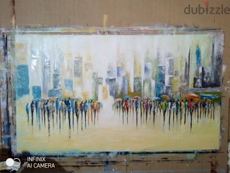 لوحات فنية رسم يدوي وطباعة 2