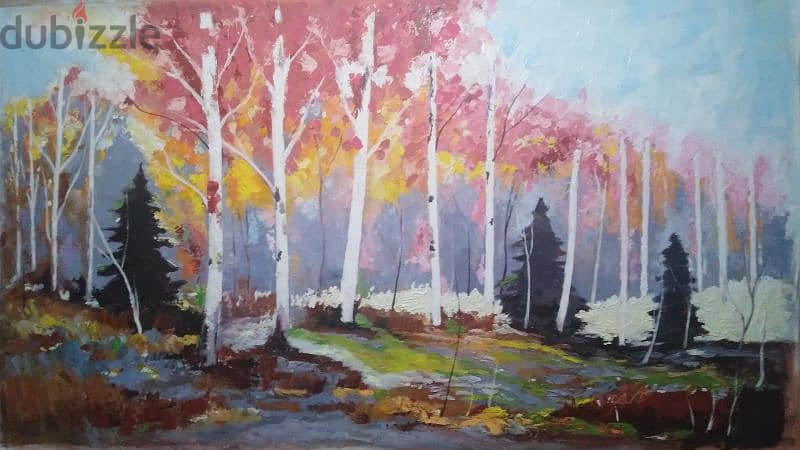 لوحات فنية رسم يدوي وطباعة 3