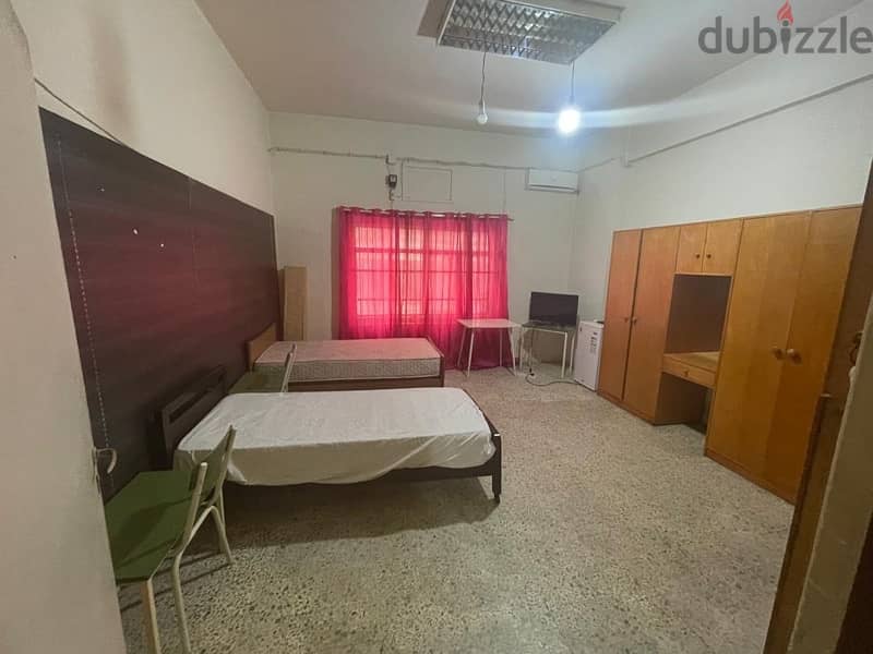 bed in Rooms for girls Hamra wardieh furnished 0