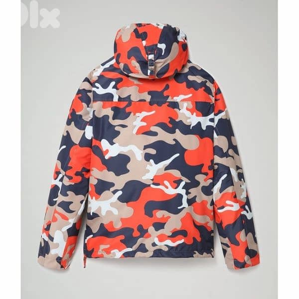 Napapijri Rainforest Orange Camo Jacket 2