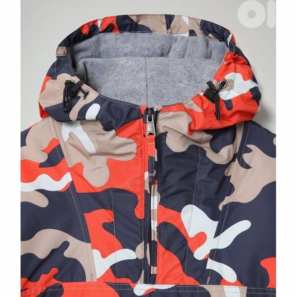 Napapijri Rainforest Orange Camo Jacket 5