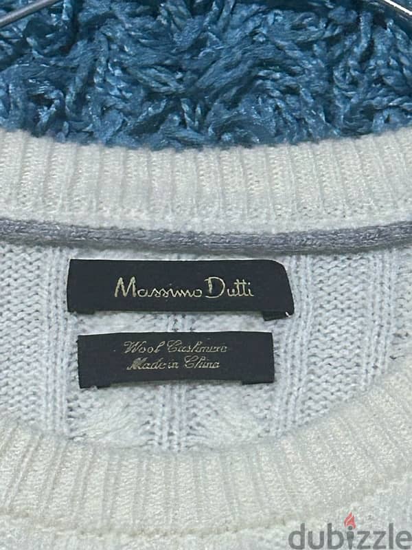 Cable Knit Cotton Massimo Dutti Sweatshirt Wool 2