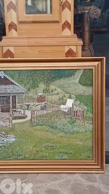 لوحة رسم زيتي 2