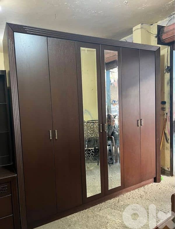 اوضة نوم شغل جورج متى ملبسة قشر تخت بفتح مكانيزيوم 1