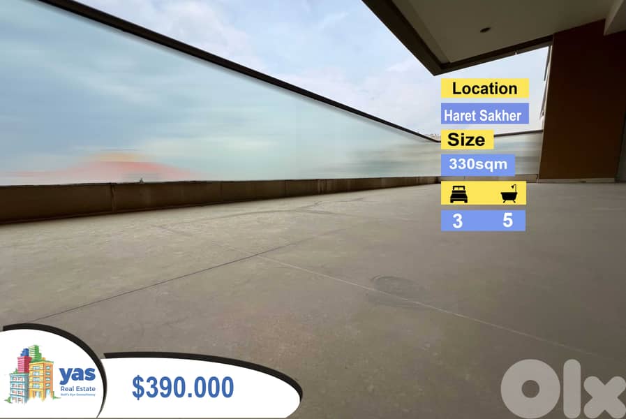 Haret Sakher 330m2 | Brand New | Panoramic View | Luxury | EH/YV | 0