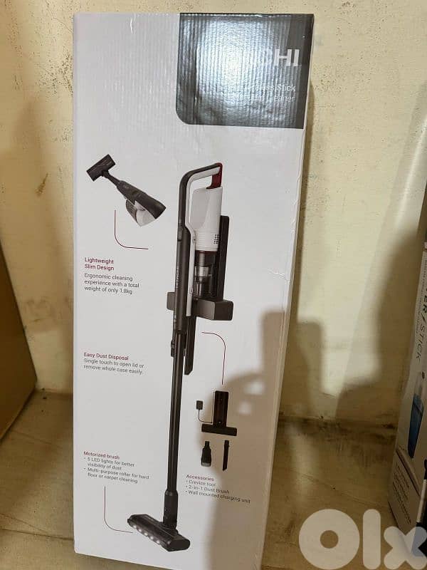 HITACHI Rechargable Cordless Vacuum مكنسة تشريج هيتاشي الأصلية 1