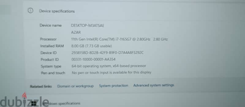Dell laptop like new 6