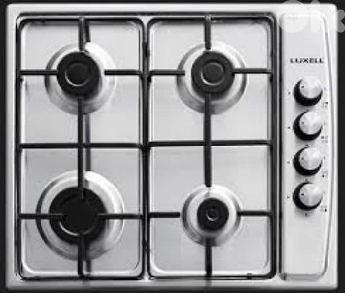 LUXELL GAS TOP&OVEN 60cm فرن غاز و توب لوكسل تركي 0