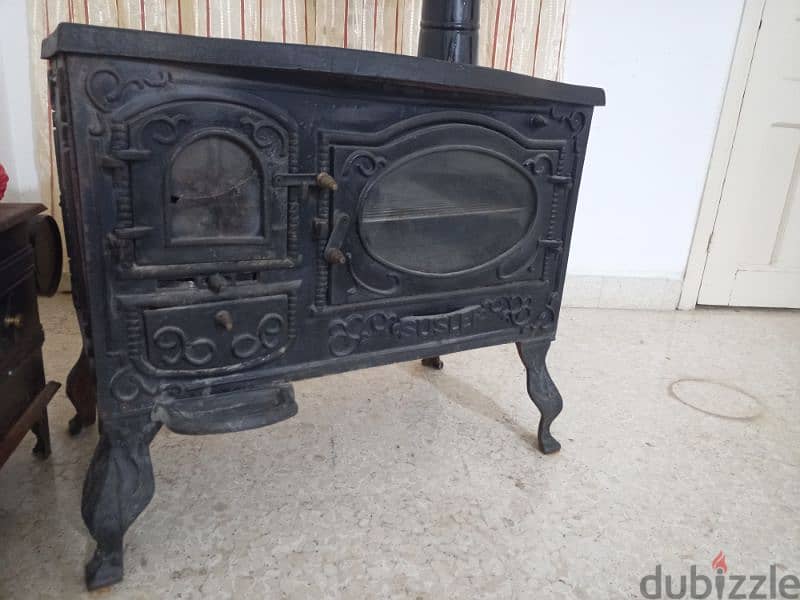 وجاق حطب سوسلر Stove - Susler iron cast wood burning stove 1