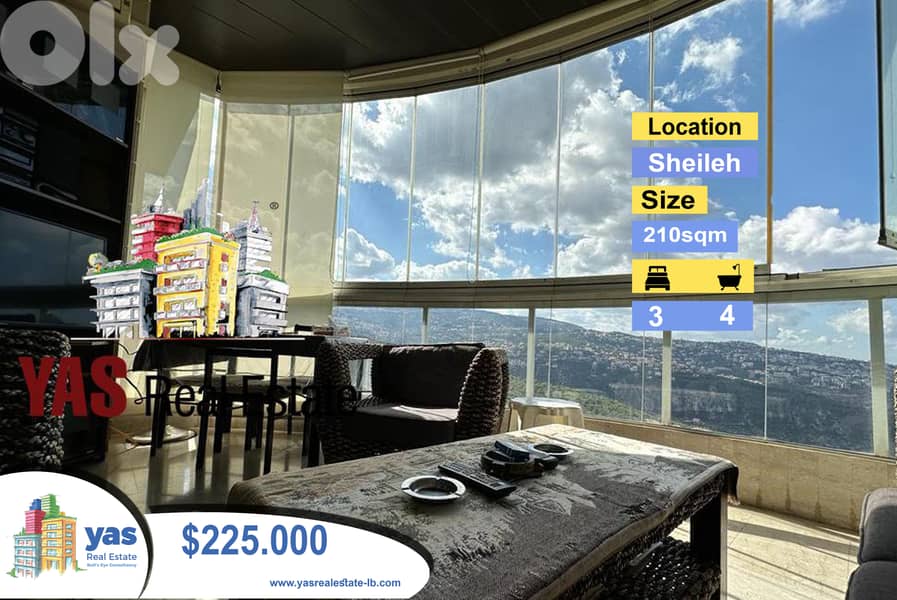 Sheileh 210m2 | Upgraded | Panoramic View | Luxury | 0