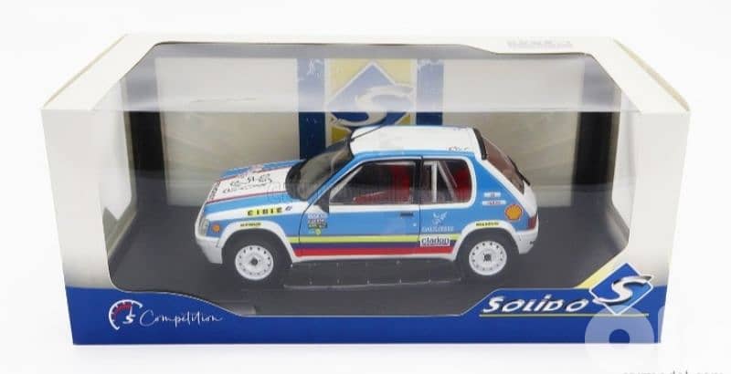 Peugeot 205 1.9 (Rally 1990) diecast car model 1;18. 10
