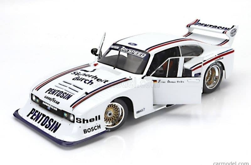 Ford Capri Turbo Gr. 5 (DRM Zakspeed 1983) diecast car model 1;18. 5