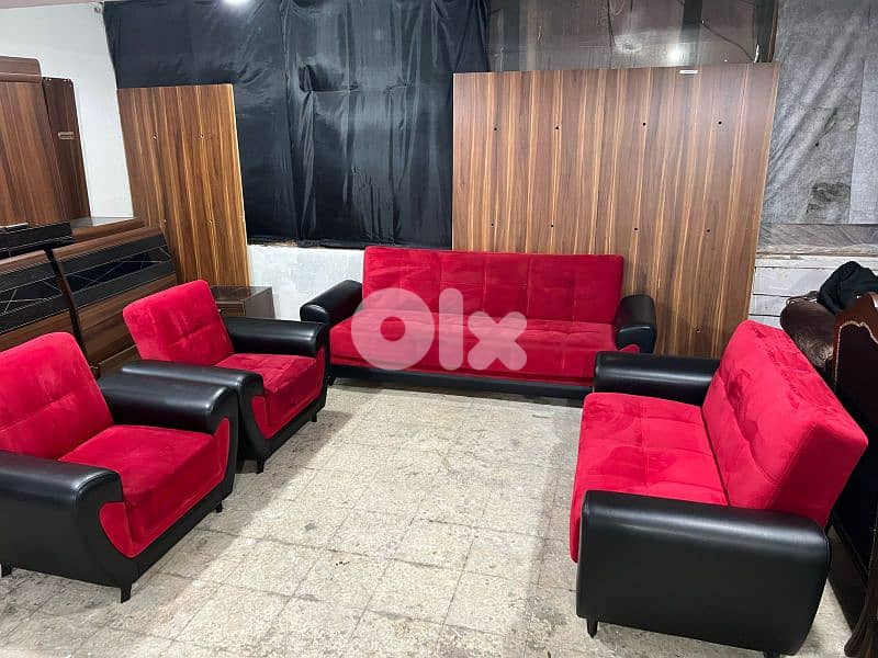 طقم كنبايات شغل Ballouna تركي بفتح صندوق وتخت 1