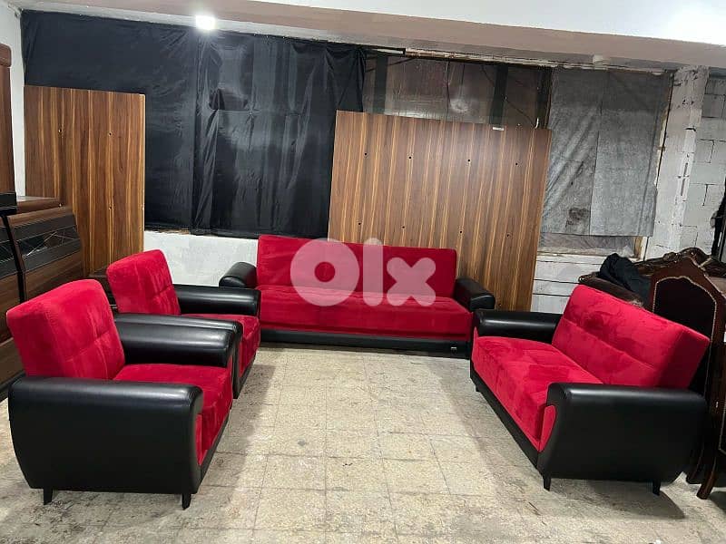 طقم كنبايات شغل Ballouna تركي بفتح صندوق وتخت 4