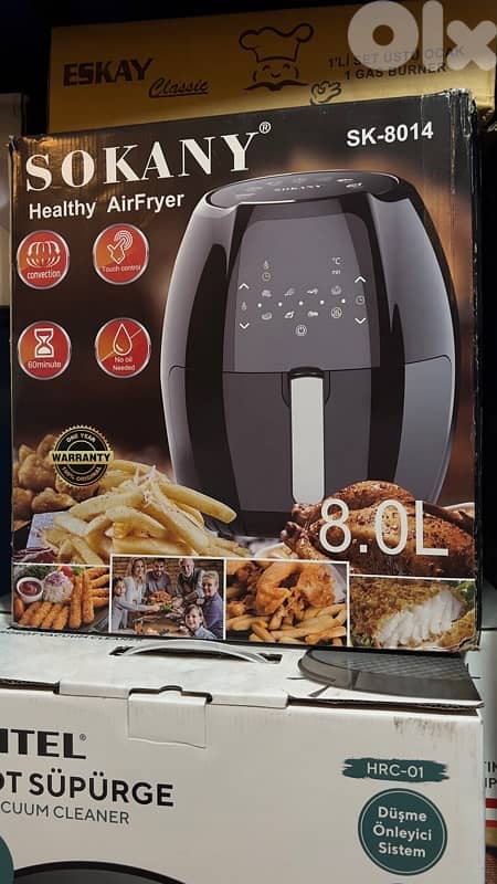 Sokany 8L XXL Digital Air fryer 0