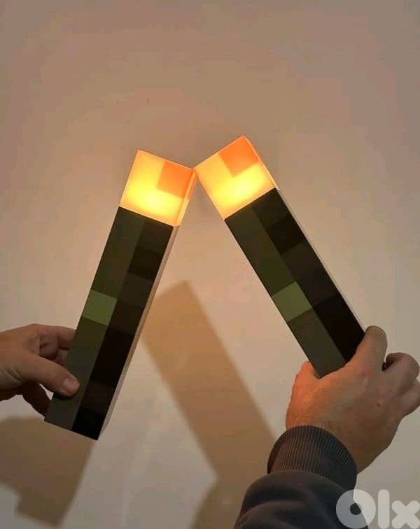 Minecraft real life torche lamp 0