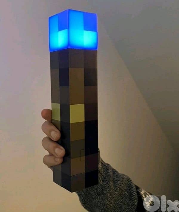 Minecraft real life torche lamp 1