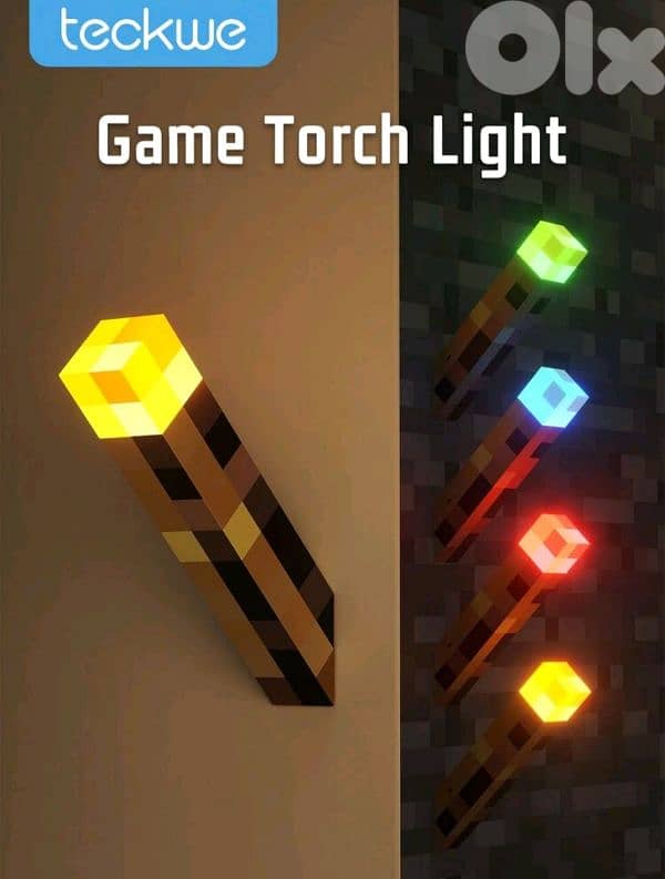 Minecraft real life torche lamp 2