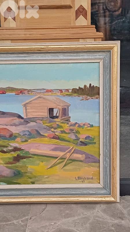 لوحة رسم زيتي 2