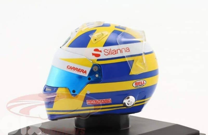M. Ericsson (Team Alfa Romeo-Sauber 2018) Plastic Helmet model 1:5. 1