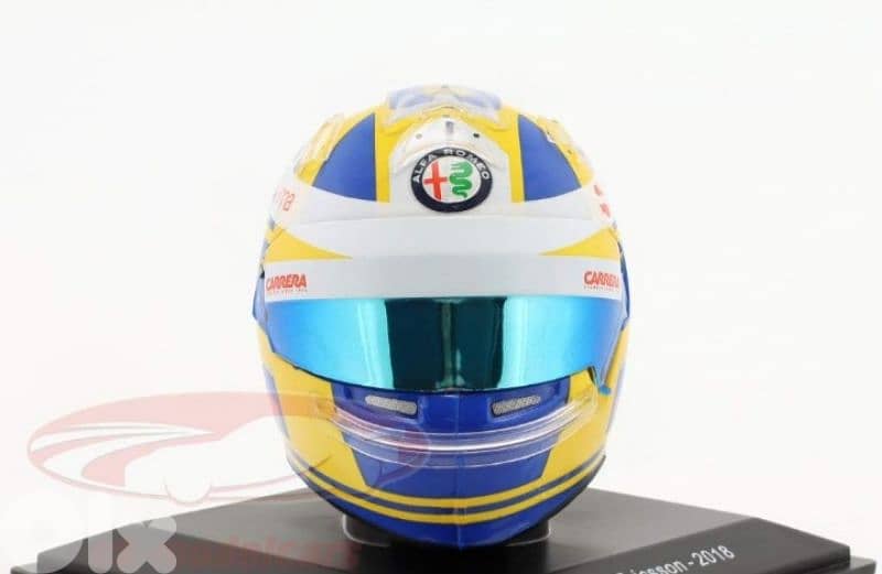 M. Ericsson (Team Alfa Romeo-Sauber 2018) Plastic Helmet model 1:5. 3