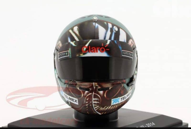 Adrian Sutil (Team Sauber 2014) Plastic Helmet model 1:5. 3