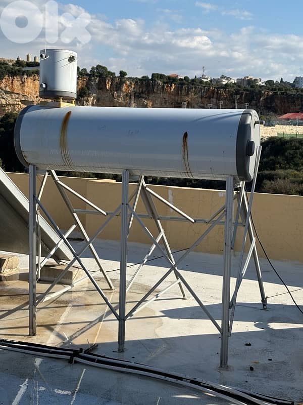 High pressure Water Solar Energy tubes, Tank & Base 6