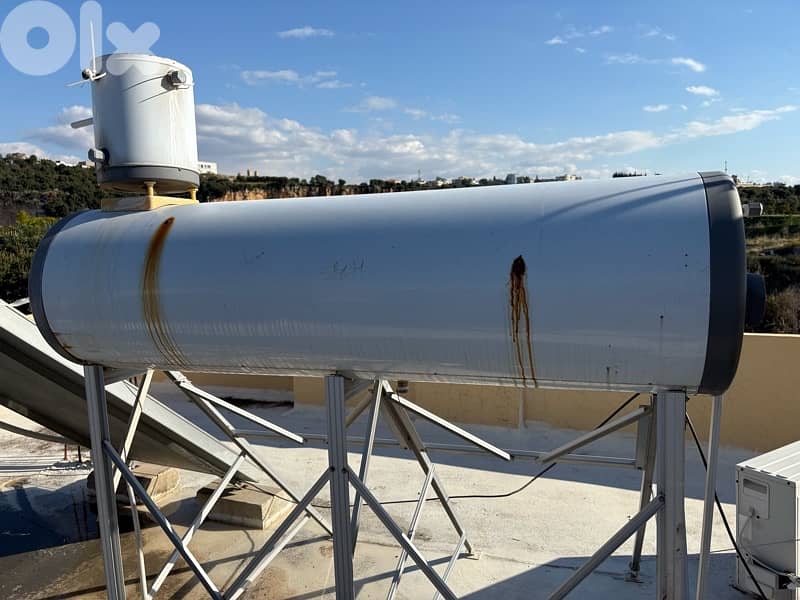 High pressure Water Solar Energy tubes, Tank & Base 9