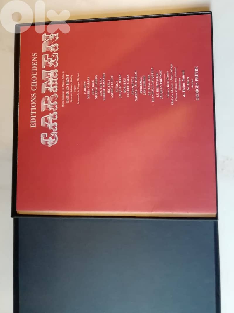 Maria Callas Bizet Carmen 3 vinyl LP coffret 1