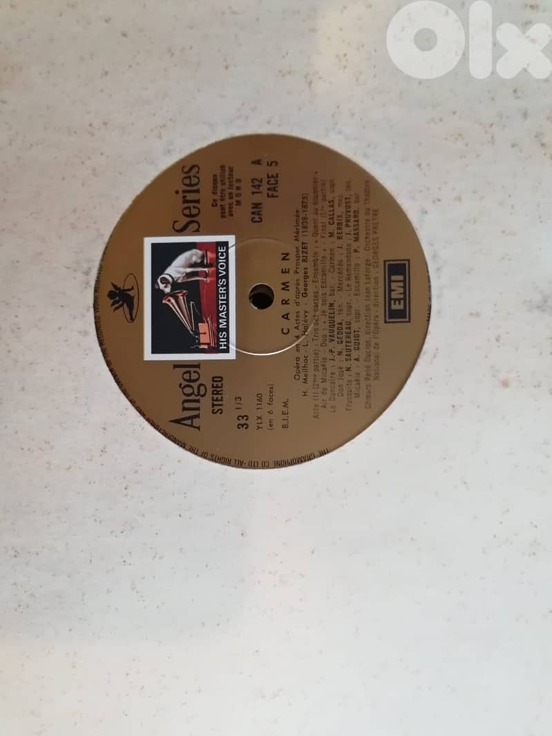 Maria Callas Bizet Carmen 3 vinyl LP coffret 2