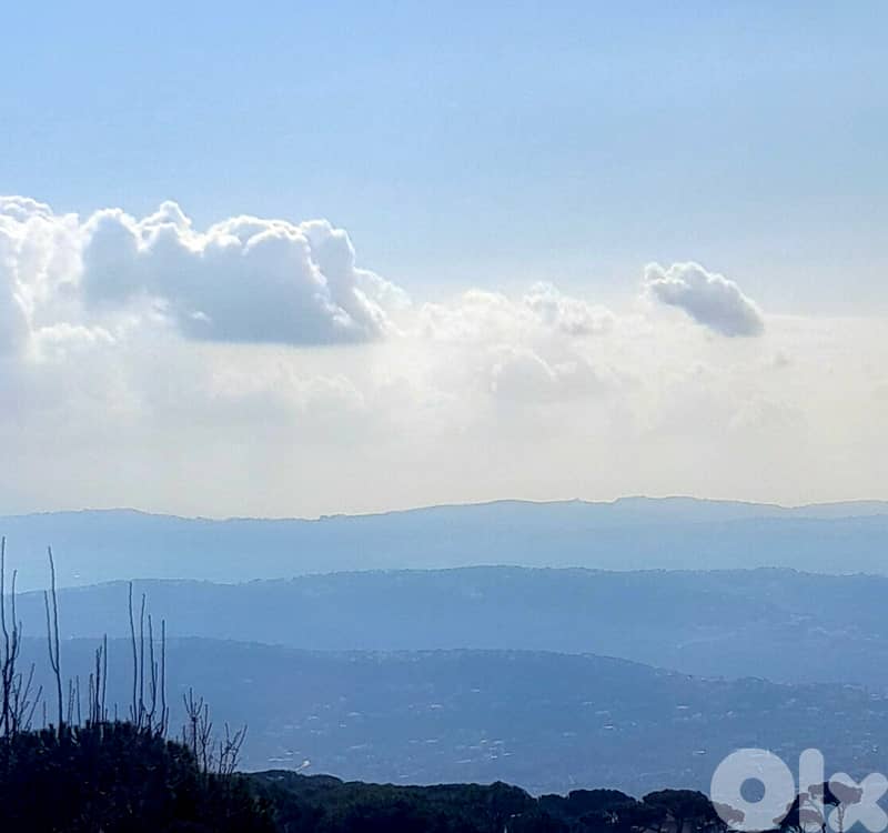 900 SQM Land in Aayroun, Metn Overlooking the Mountains 0
