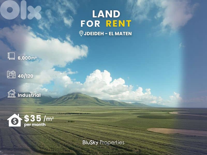 Land For RENT In Jdeideh أرض للإيجار #PH 0