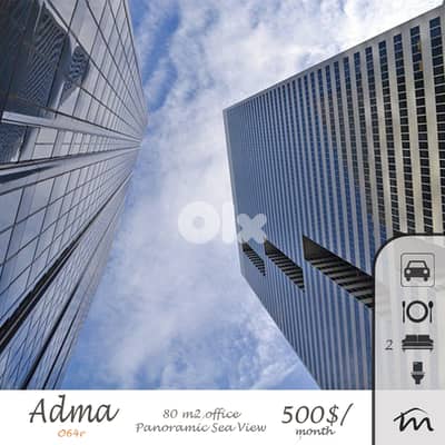 Adma | Prime Location 80m² Office | Panoramic Sea View | 2 Rooms